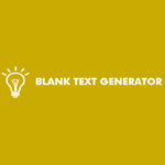 Blank Text Generator